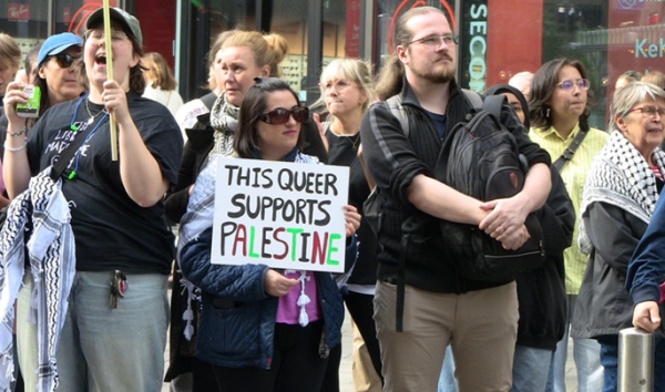 Protesters in Helsinki demand stopping Gaza genocide, famine Protesters in Helsinki demand stopping Gaza genocide, famine