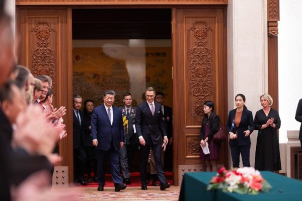 Stubb, Xi exchange greetings on 75th year of diplomatic ties Stubb, Xi exchange greetings on 75th year of diplomatic ties